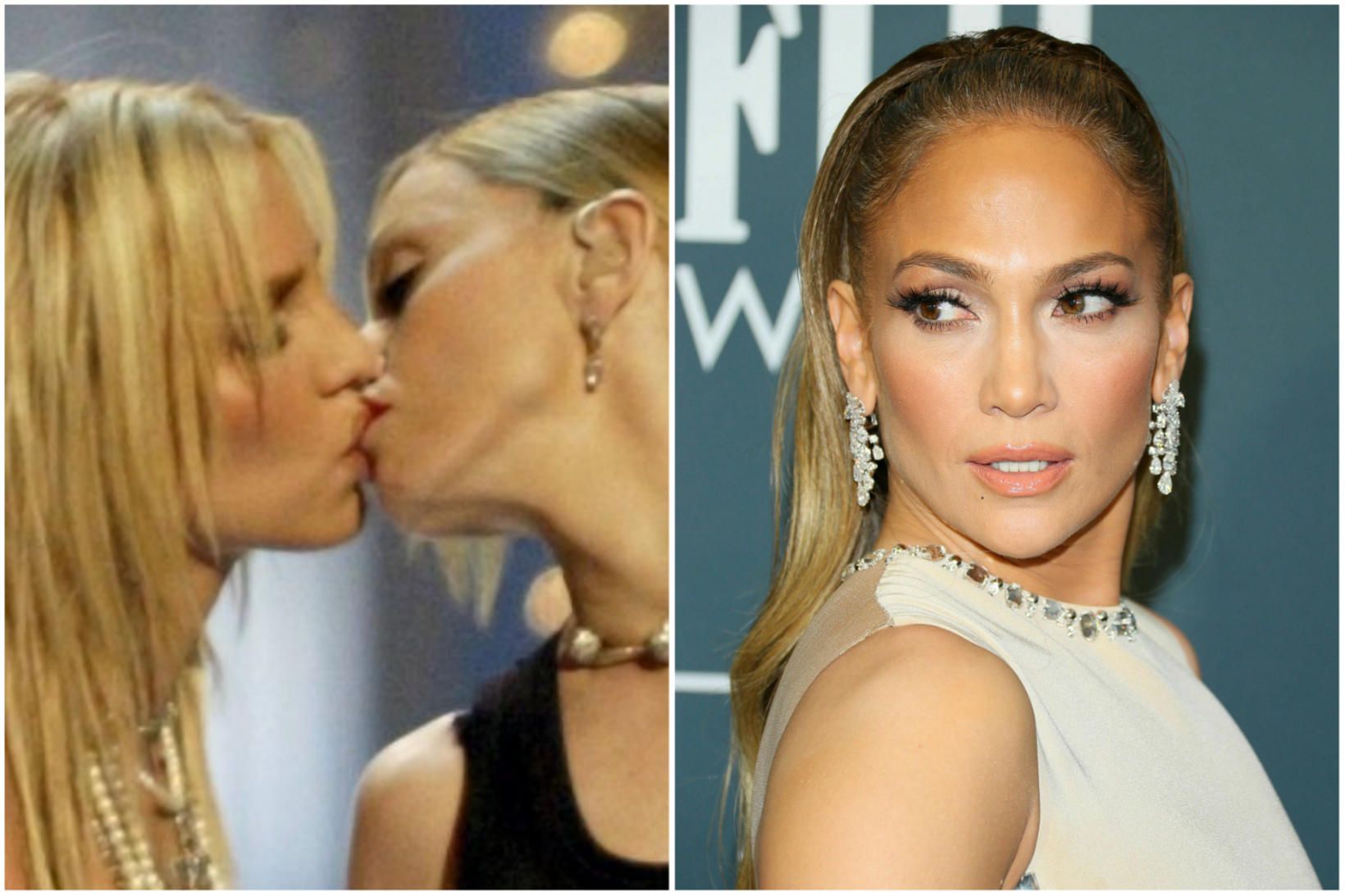 Jennifer Lopez segist hafa átt að kyssa Madonnu á sviðinu …