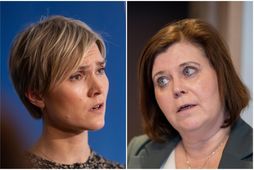 Kristrún Frostadóttir og Ásthildur Lóa Þórsdóttir.