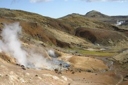 Hverasvæði á Hellisheiði sem þykir hafa hátt verndargildi.