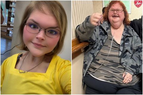 Tammy Slaton er ánægð með árangurinn.