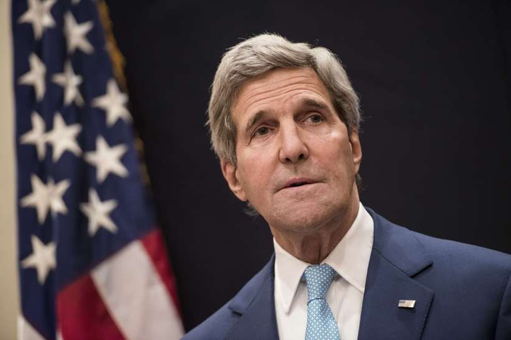 John Kerry er staddur í Kaíró þar sem hann fylgist …
