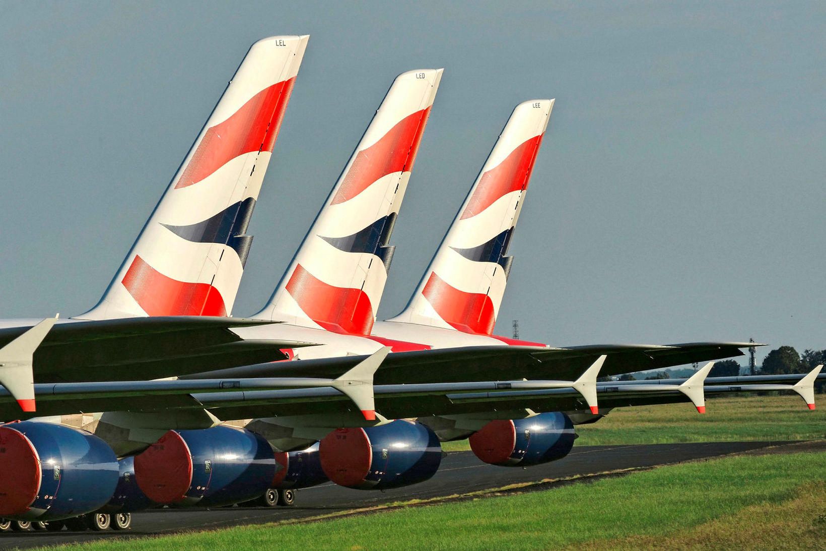 Airbus-flugvélar British Airways.