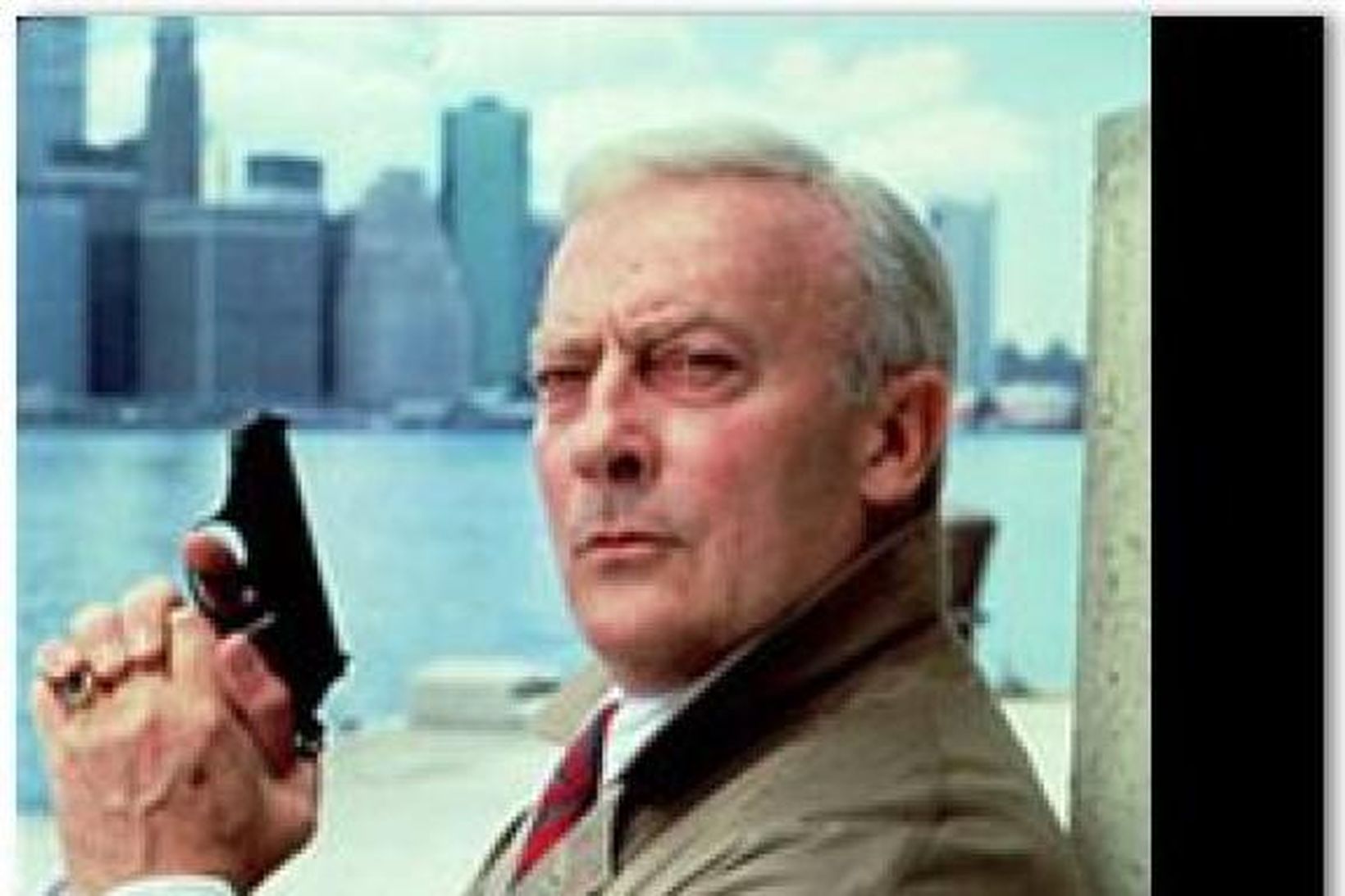 Edward Woodward í sjónvarpsþættinum The Equalizer.