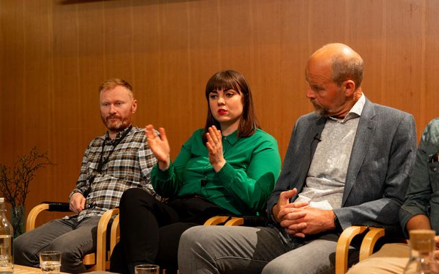 Ma&#769;lþing um Framti&#769;ð Heiðmerkur. Dóra Björt Guðjónsdóttir, borgarfulltrúi Pírata og formaður umhverfis- og skipulagsráðs.