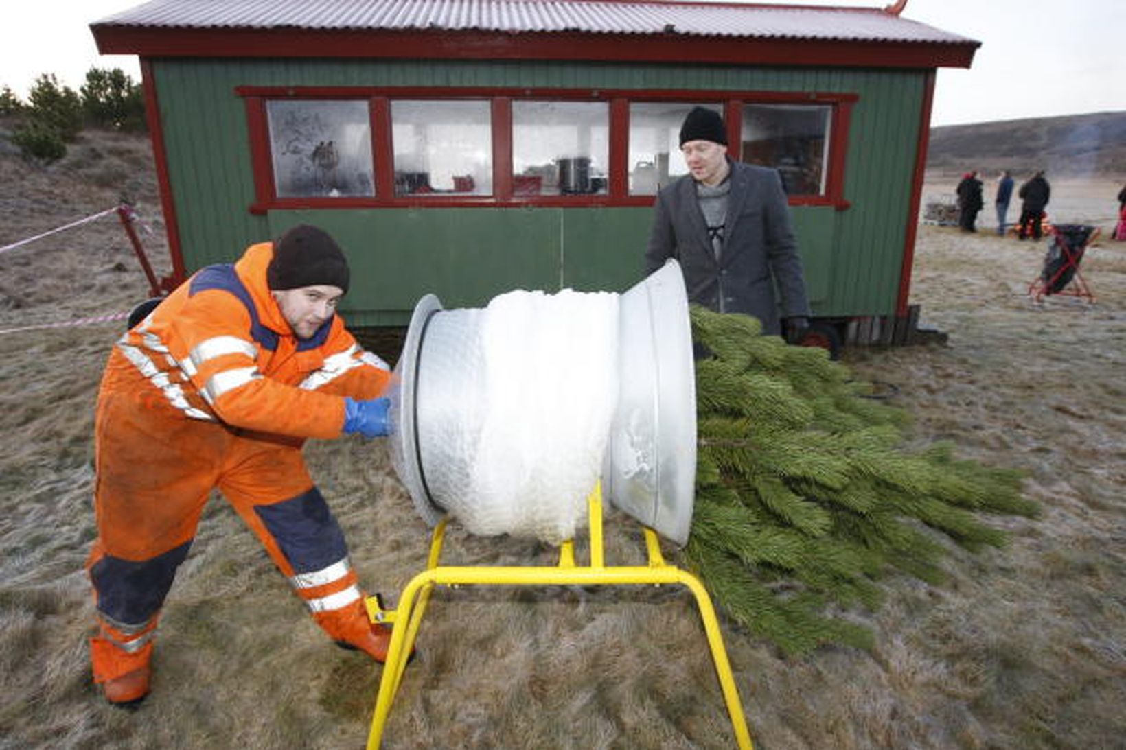 Jón Gnarr fékk góða þjónustu í Heiðmörk.