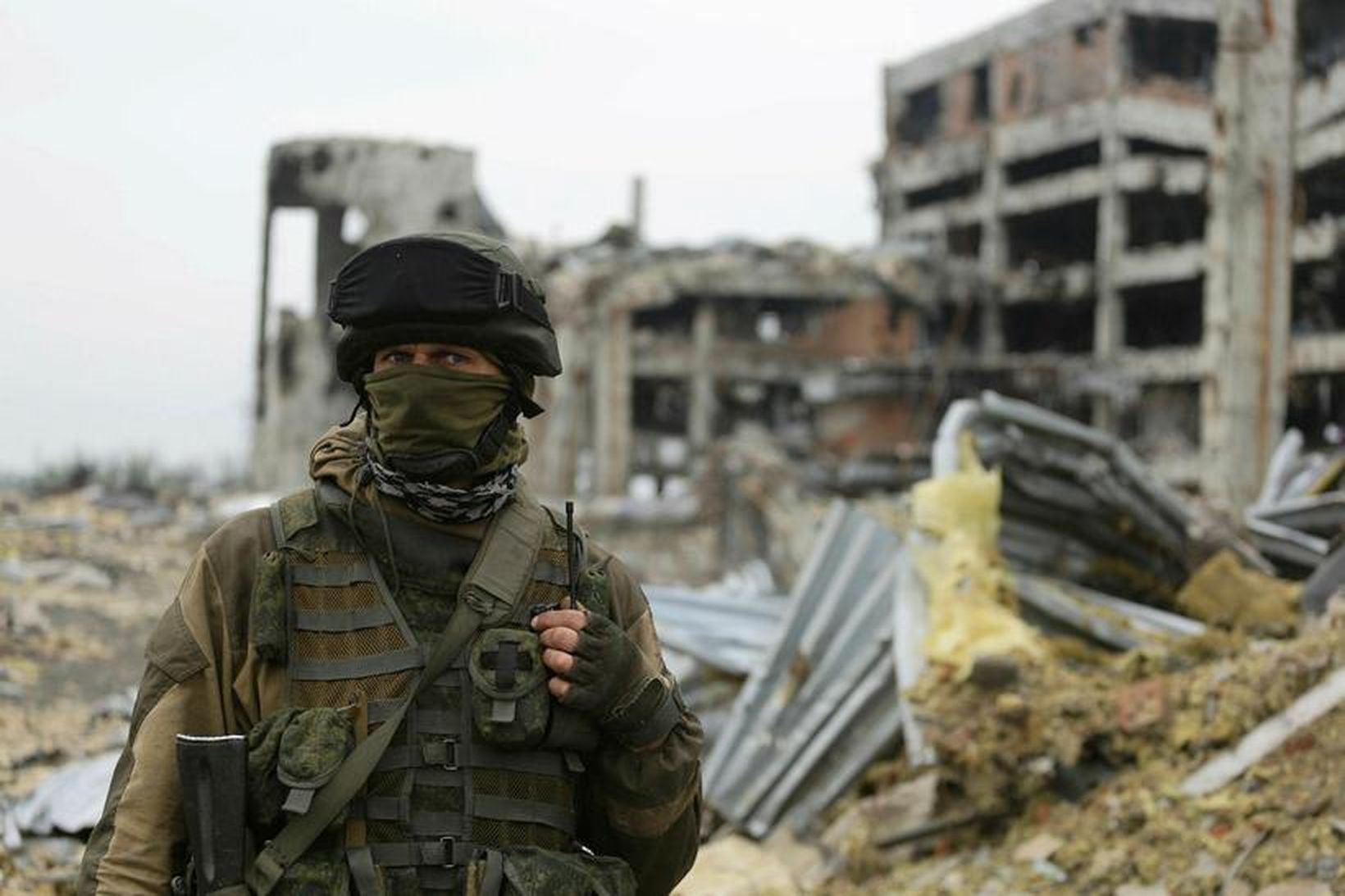 Frá úkraínsku borginni Donetsk.