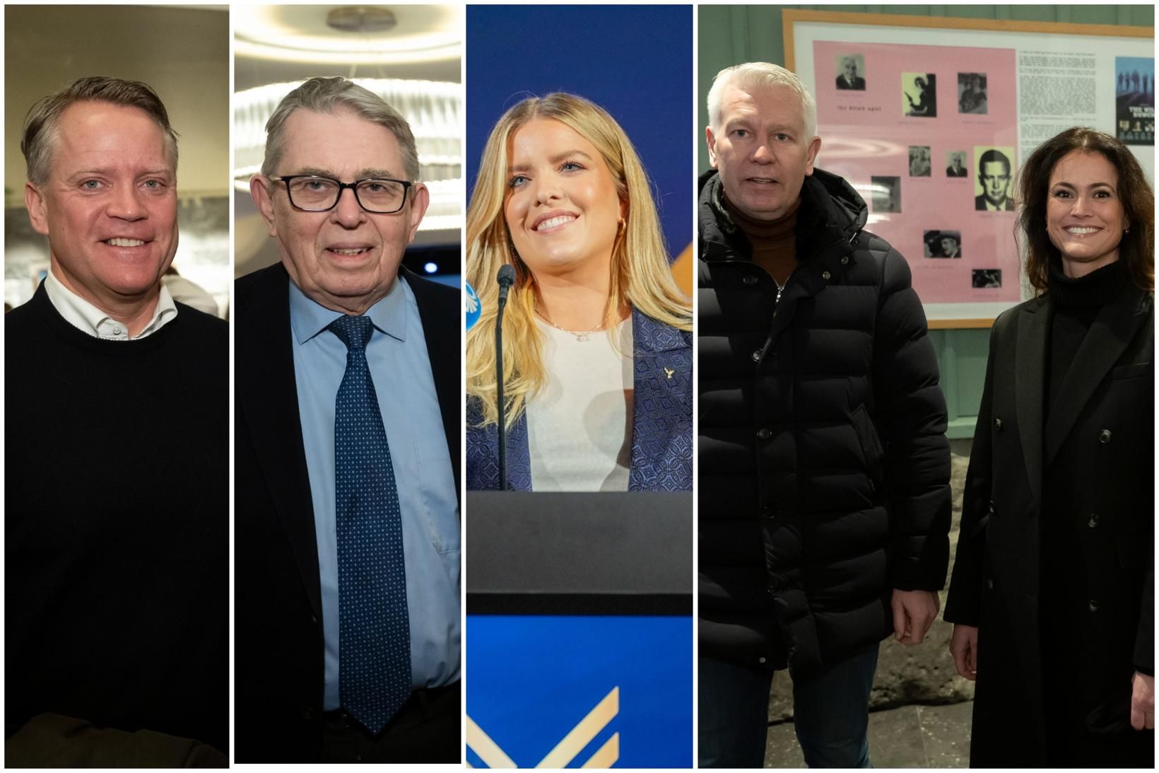Heiðar Guðjónsson, Björn Bjarnason, Sigurður Viðarsson og Inga Lind Karlsdóttir …