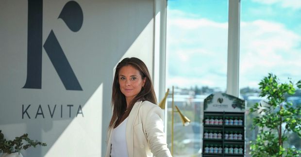 Katrín Amni Friðriksdóttir þróaði áhugaverða húðvörulínu á Ítalíu sem nú er komin á markað.