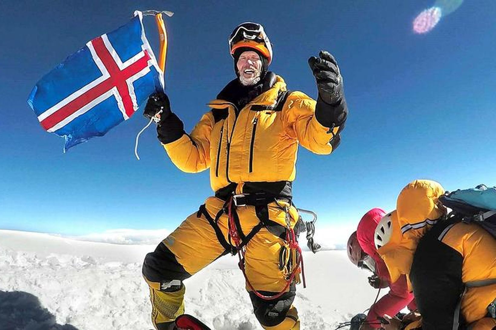 John Snorri Sigurjónsson á toppi K2 árið 2017. Hann ætlar …