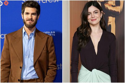 Andrew Garfield og Monica Barbaro eru sögð vera að stinga saman nefjum.