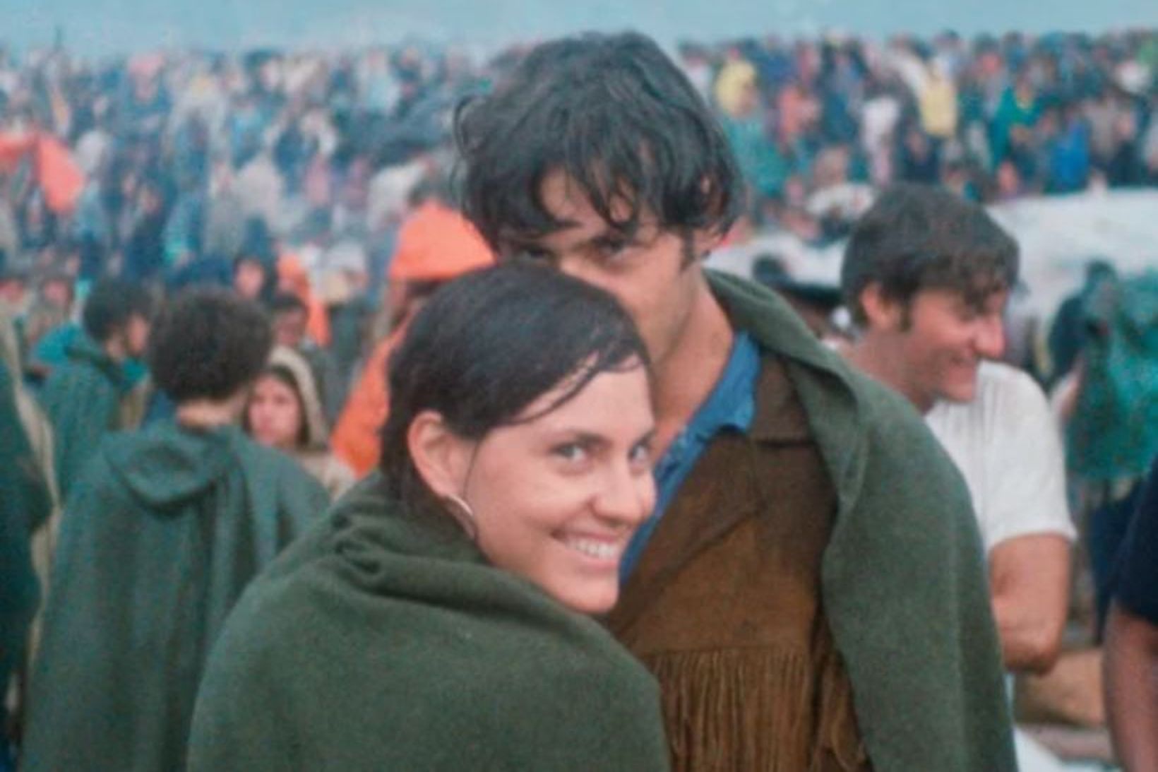 Judy og Jerry Griffin á Woodstock 15. ágúst árið 1969.