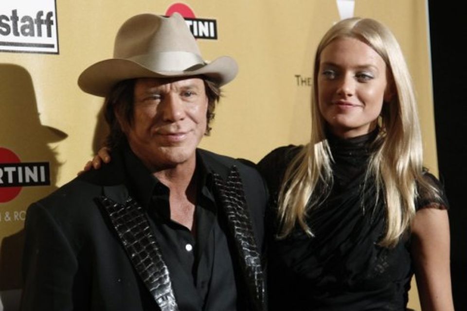 Mickey Rourke og Elena Kuletskaya