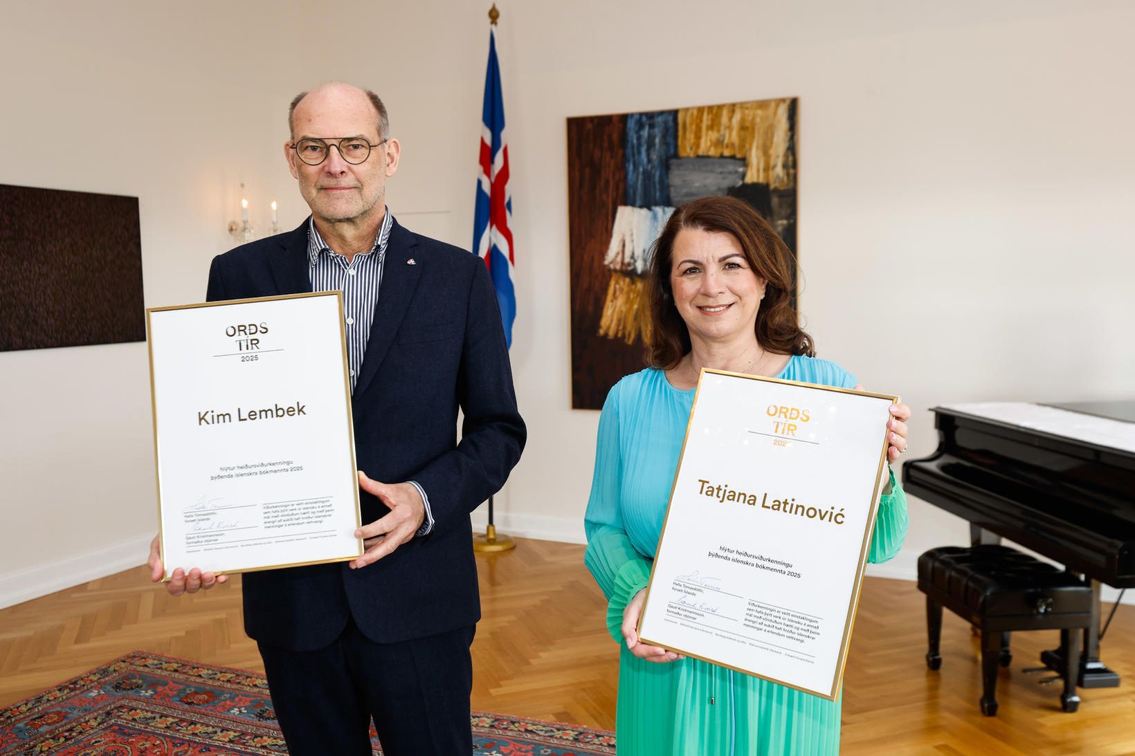 Kim Lembek og Tatjana Latinovic.