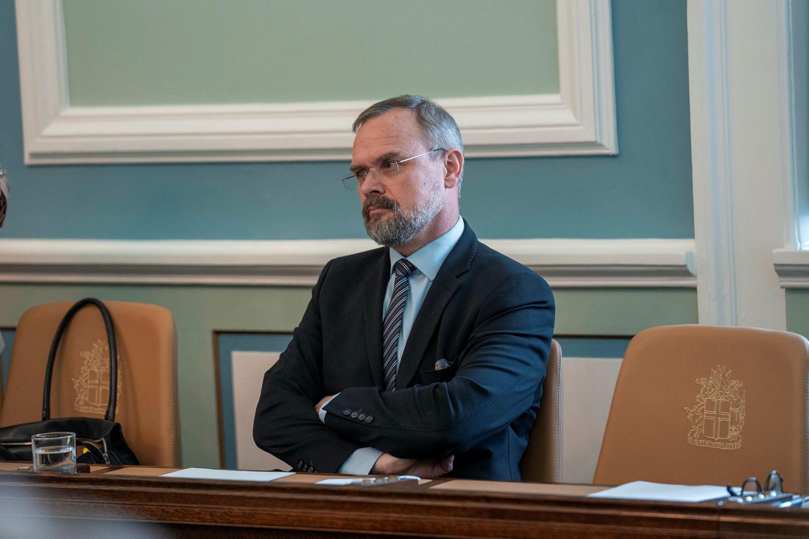 Daði Már Kristórfersson fjármálaráðherra í þingsal Alþingis