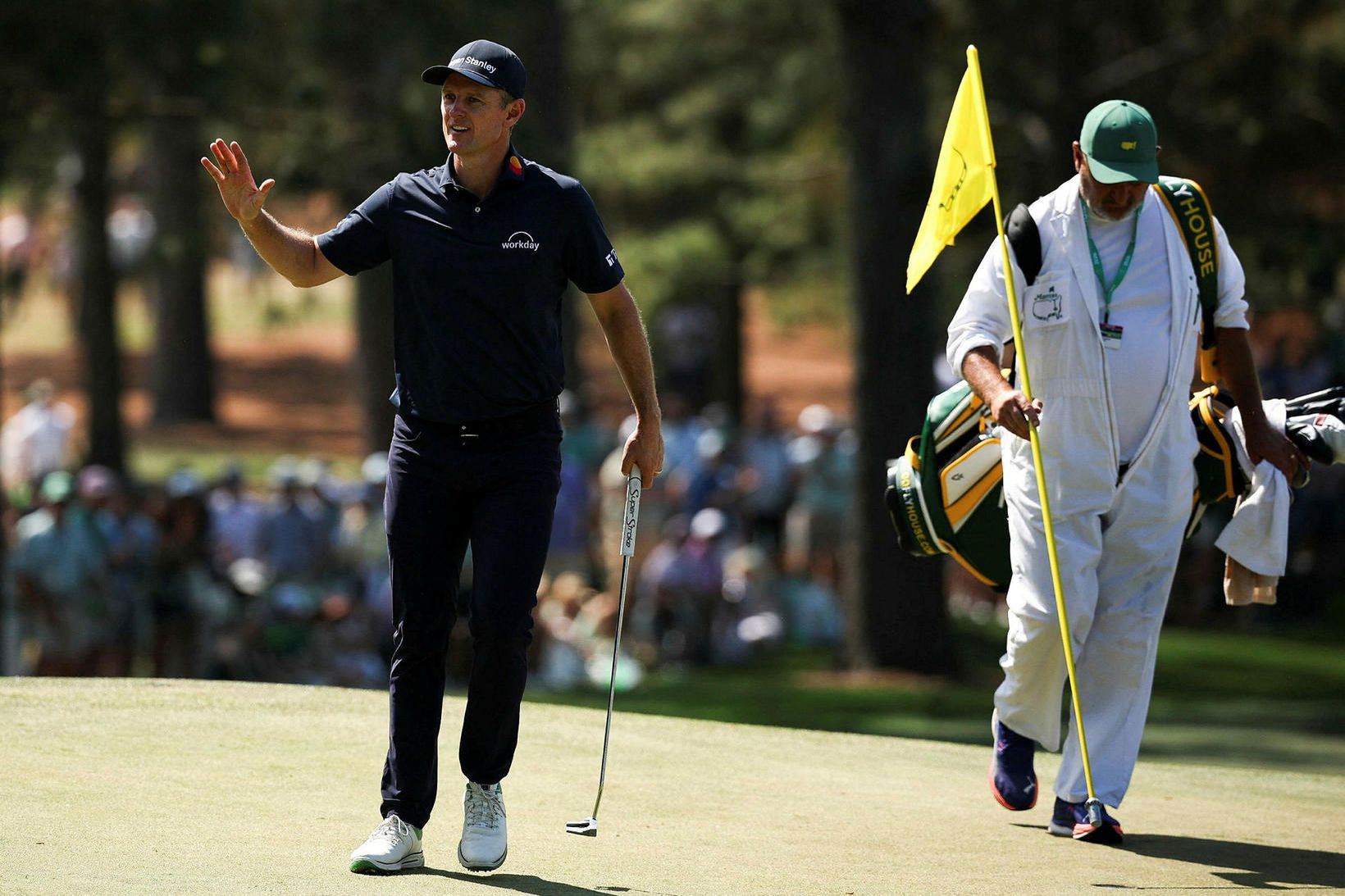 Íslandsvinurinn efstur á Masters