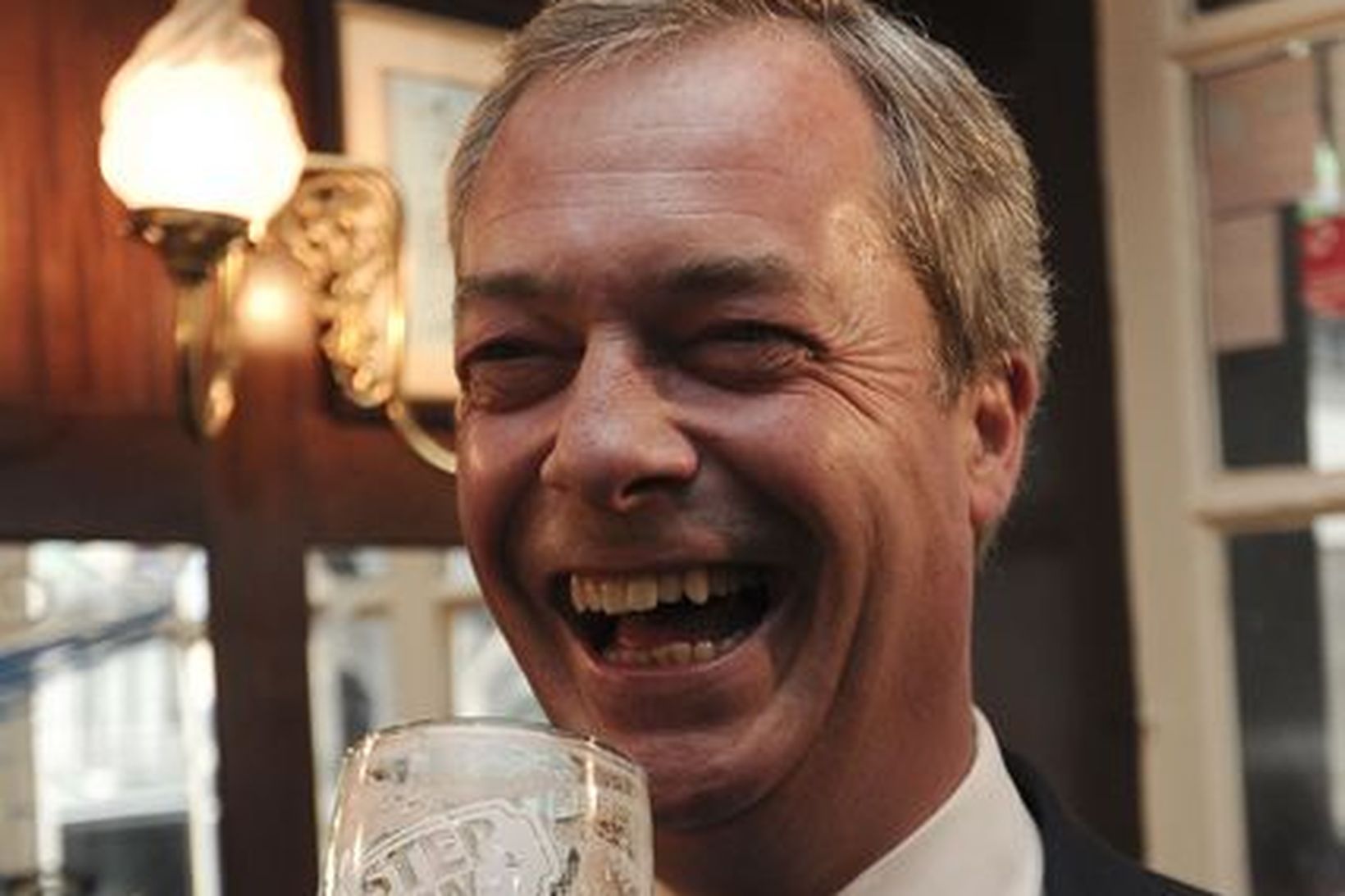 Nigel Farage, formaður Breska sjálfstæðisflokksins UKIP.