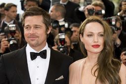 Brad Pitt og Angelena Jolie.