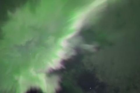 Astronomer Sævar Helgi Bragason captured an  amazing video of Northern Lights last night at Hótel Rangá.