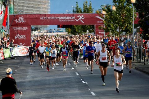 Participants in the Íslandsbanki Reykjavík Marathon this year come from 97 countries. Most of the foreign runners are from the United States, the United Kingdom, and Poland.