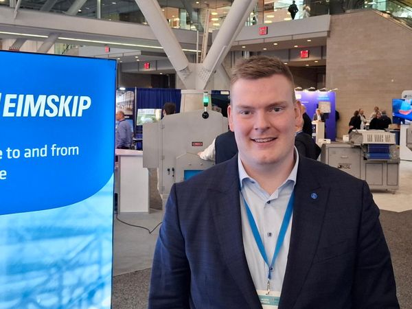 Hjörvar Guðmundsson, Eimskip's export director, says the company's shipping capacity to North America has increased by 50%.