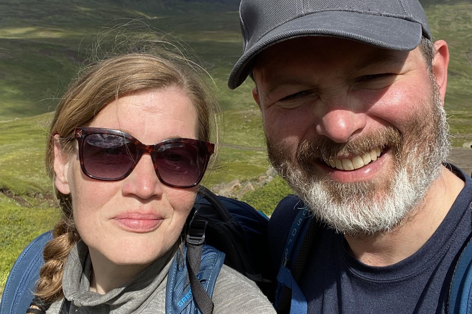 Ingvi ásamt eiginkonu sinni Sigríði.