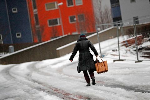 „Á meðan er klaki undir þá er aðeins hættulegt ástand, bara rétt á meðan þetta …