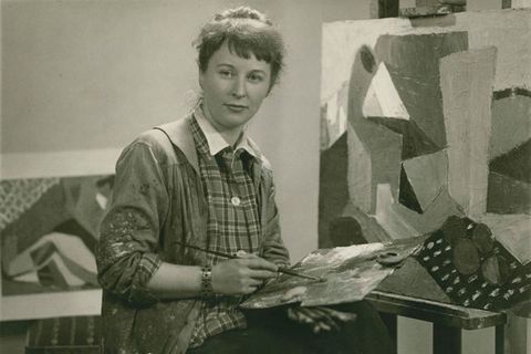 Artist Nína Tryggvadóttir,  1913 &#8211; 1968 is one of Iceland's most important abstract expressionist artists.