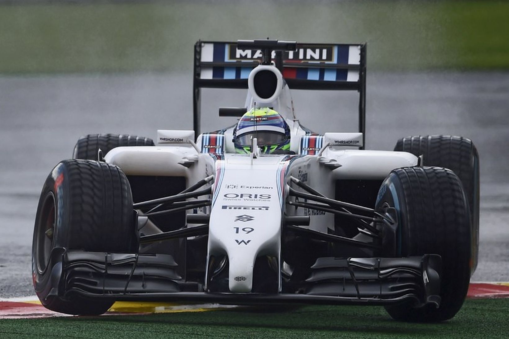 Felipe Massa á ferð á Williamsbílnum.