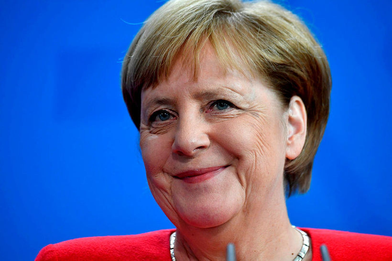 Angela Merkel, kanslari Þýskalands, er væntanleg til landsins.