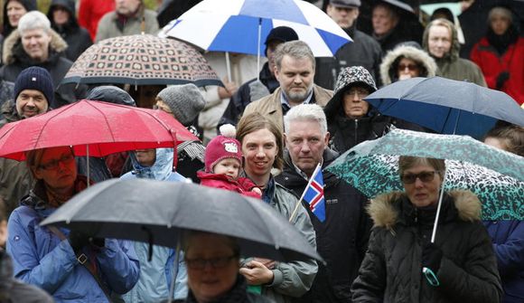 Sjöundi útifundurinn á Austurvelli