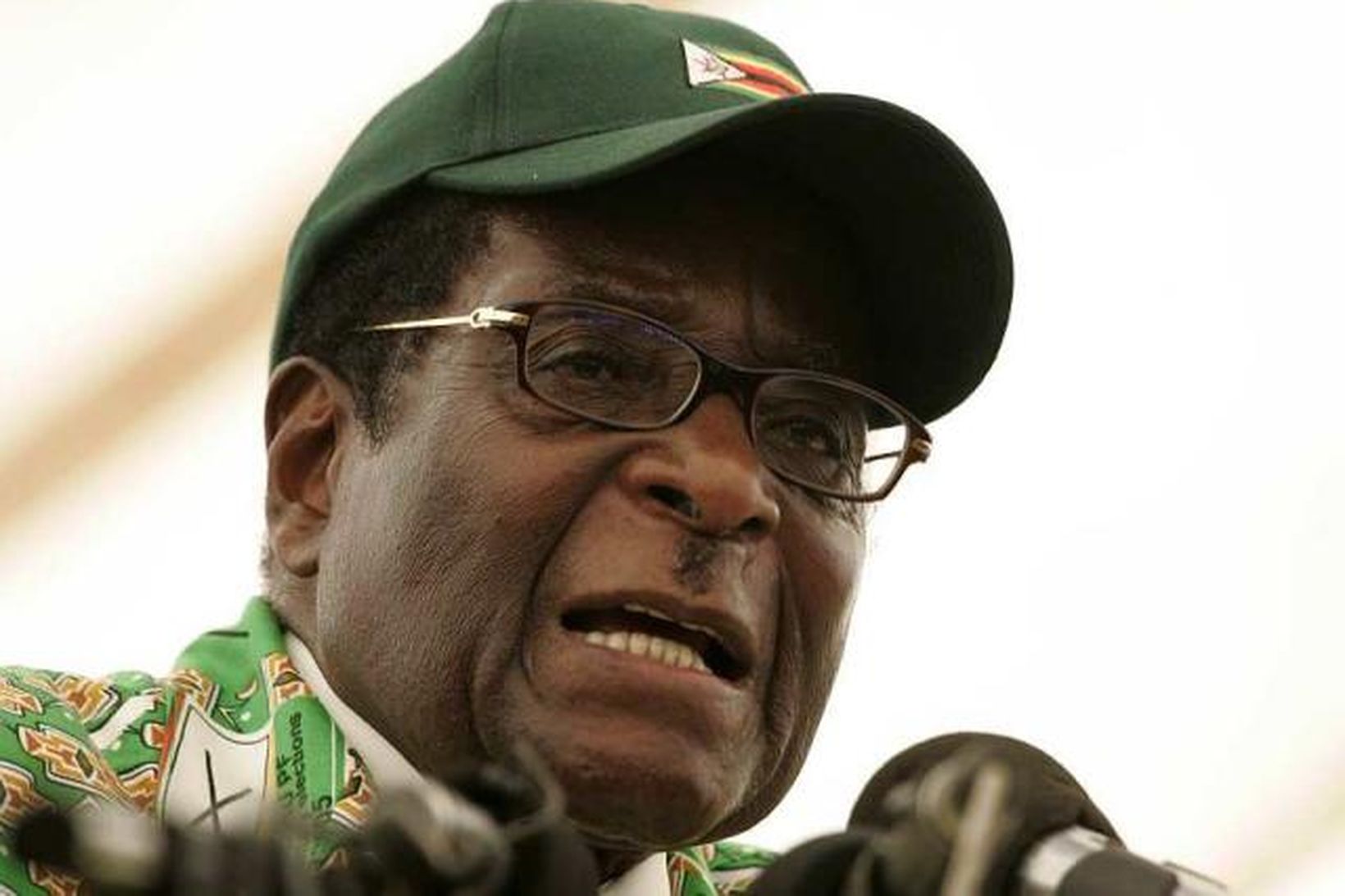 Robert Mugabe, forseti Simbabve.