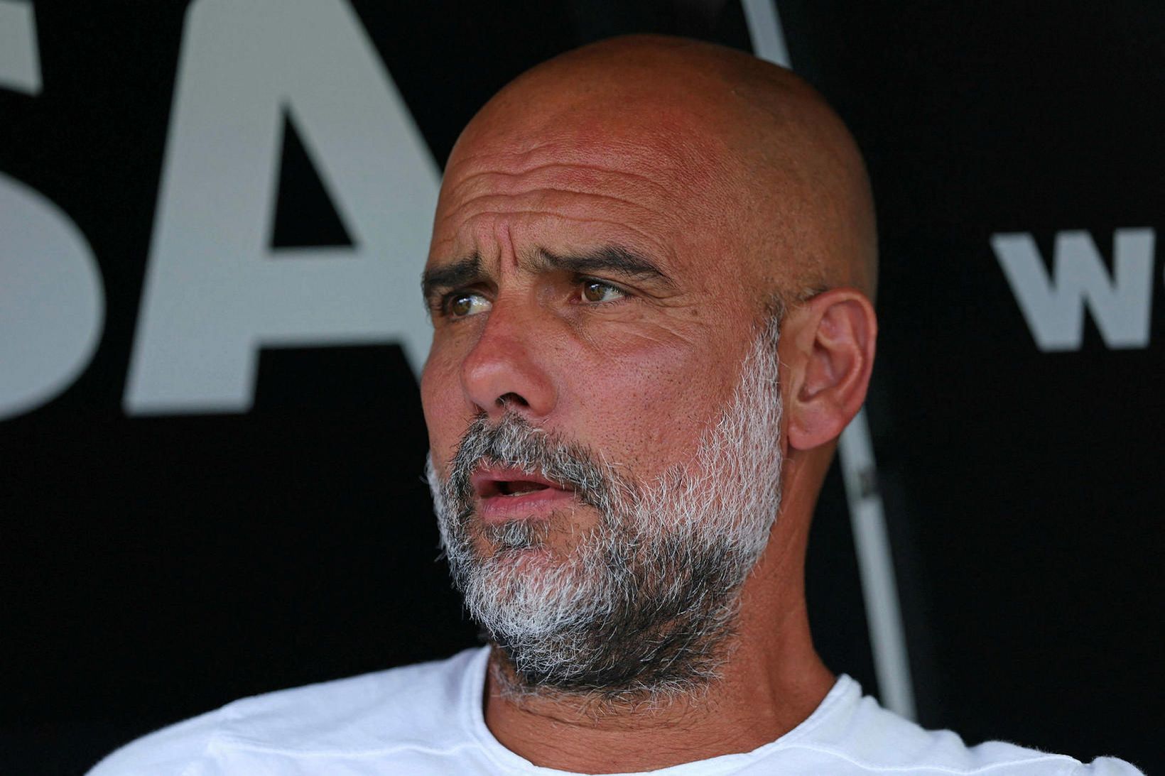 Pep Guardiola, stjóri Manchester City.