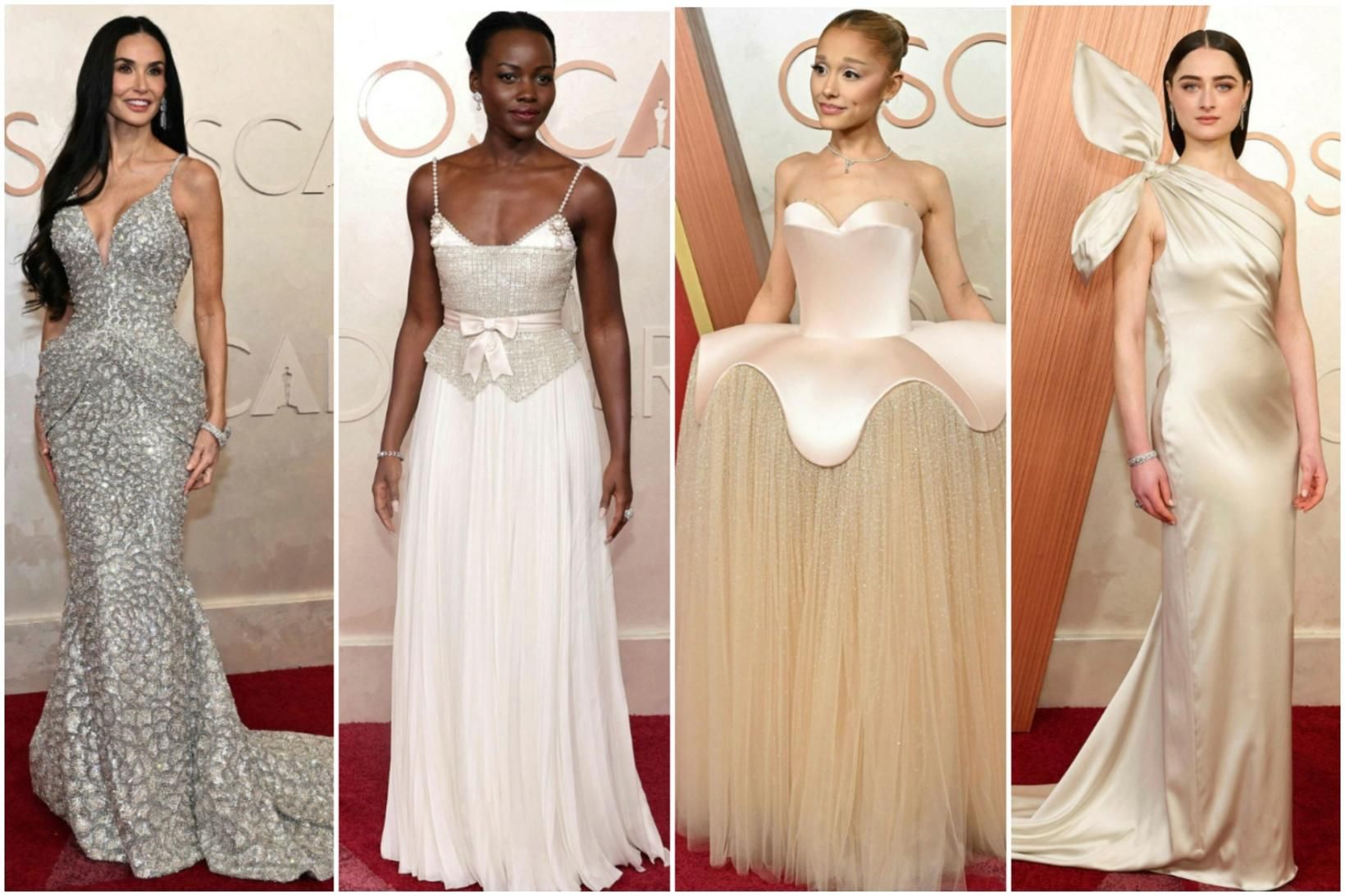 Demi Moore, Lupita Nyong'o, Ariana Grande og Raffey Cassidy í …