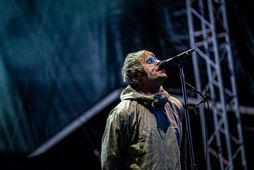 Liam Gallagher, söngvari Oasis, á tónleikum í Danmörku fyrir tveimur árum.