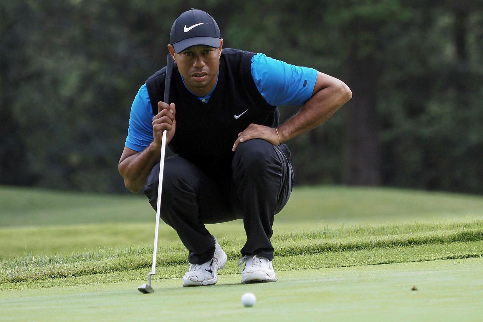 Tiger Woods hefur spilað frábært golf í Japan um helgina.