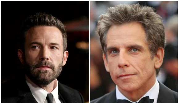 Stiller og Affleck á landinu