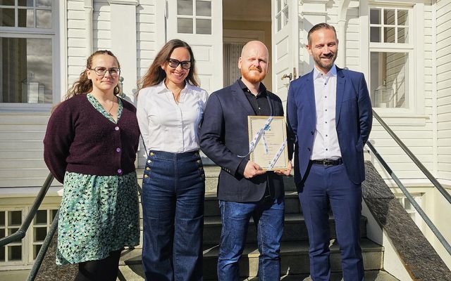 Rithöfundurinn Ævar Þór Benediktsson hlaut barnabókaverðlaun Guðrúnar Helgadóttur í ár.