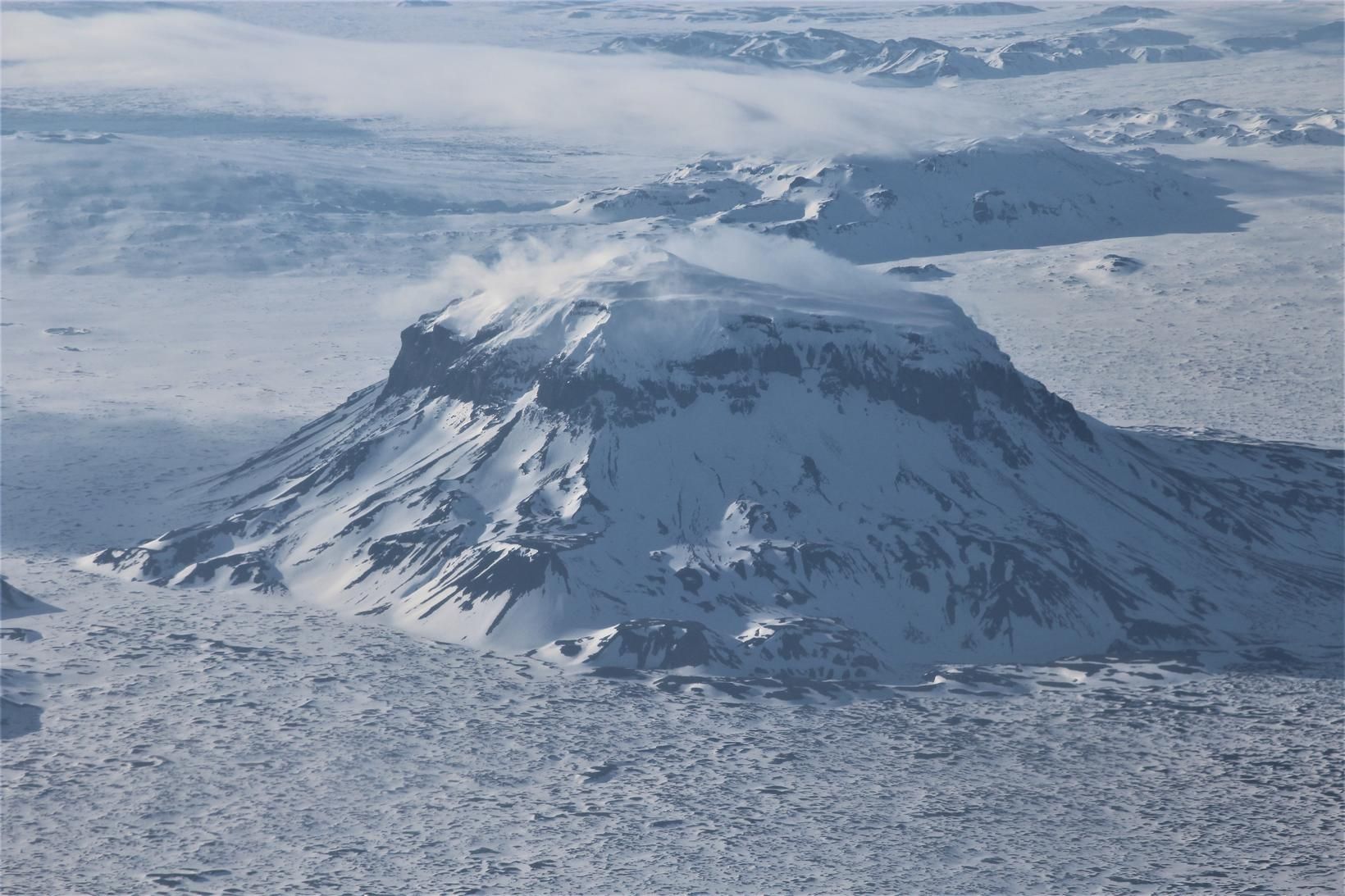 Skjálftavirkni er við Herðubreið.