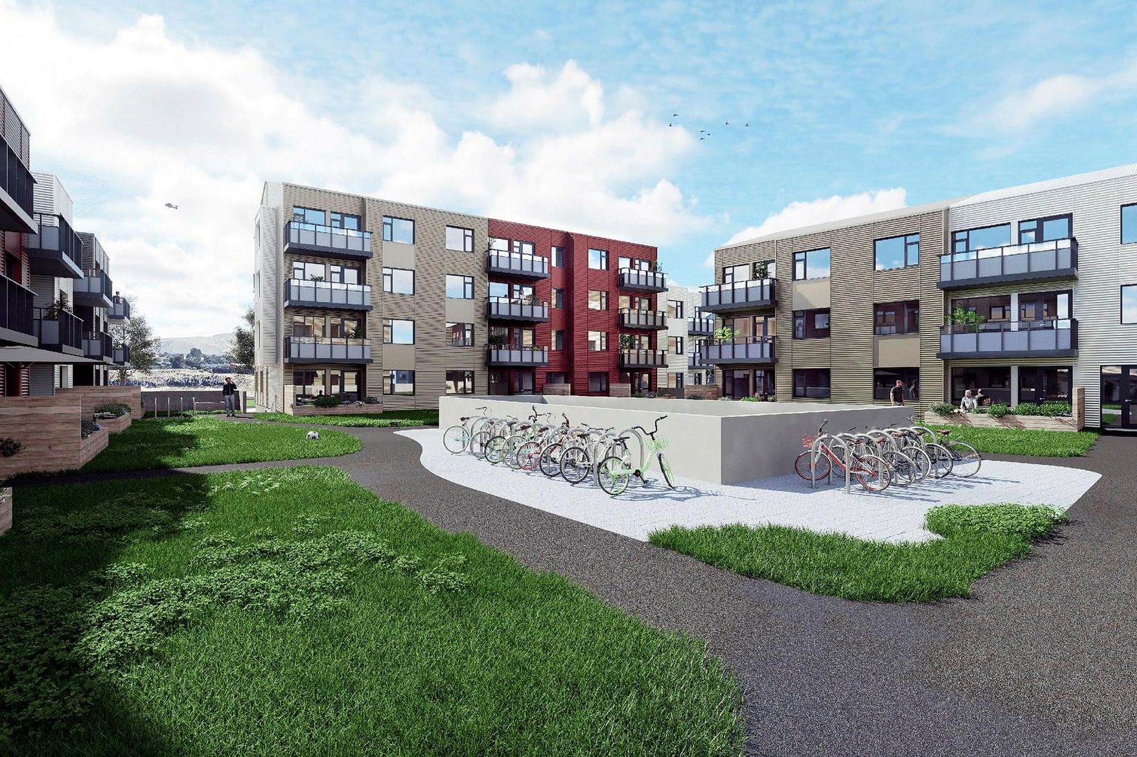 Helmingur íbúðanna seldist fyrstu helgina