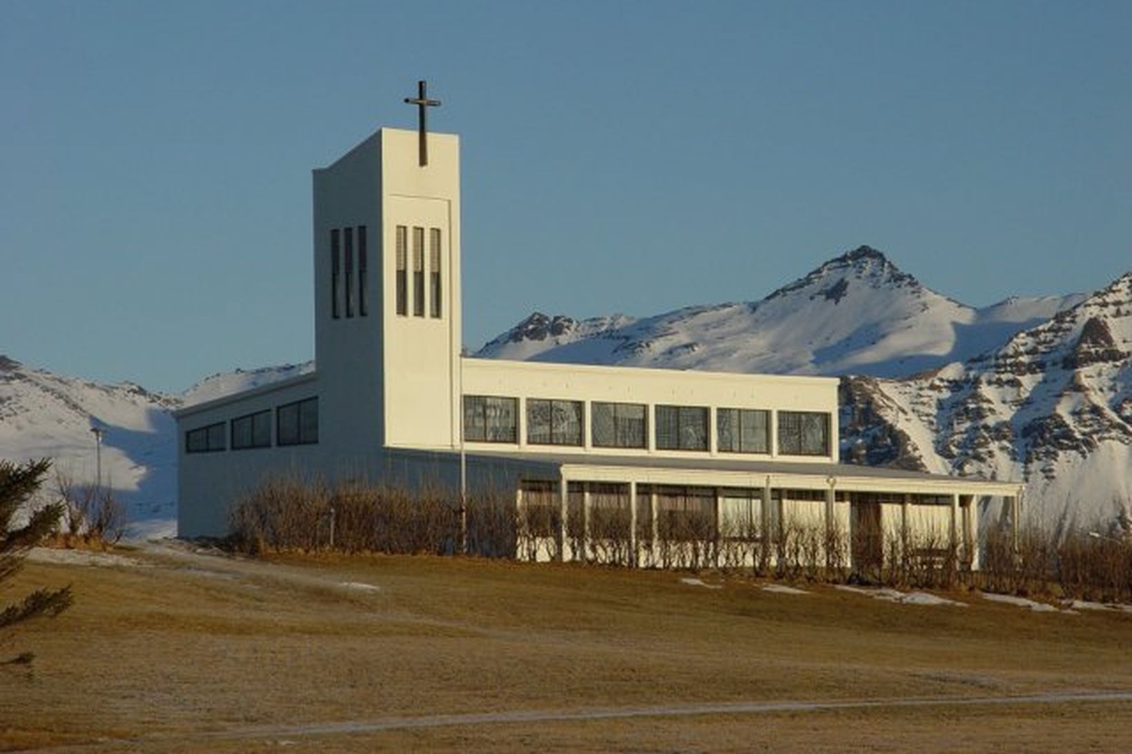 Frá Höfn í Hornafirði. Hafnarkirkja.