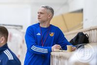 Æfing karlalandsliðsins í handbolta