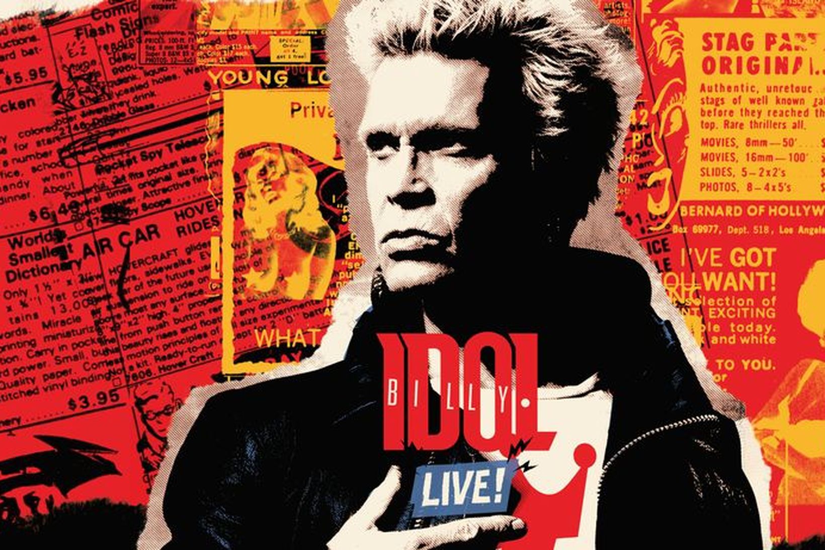 Billy Idol mun halda tónleika í Laugardalshöll í byrjun ágúst.