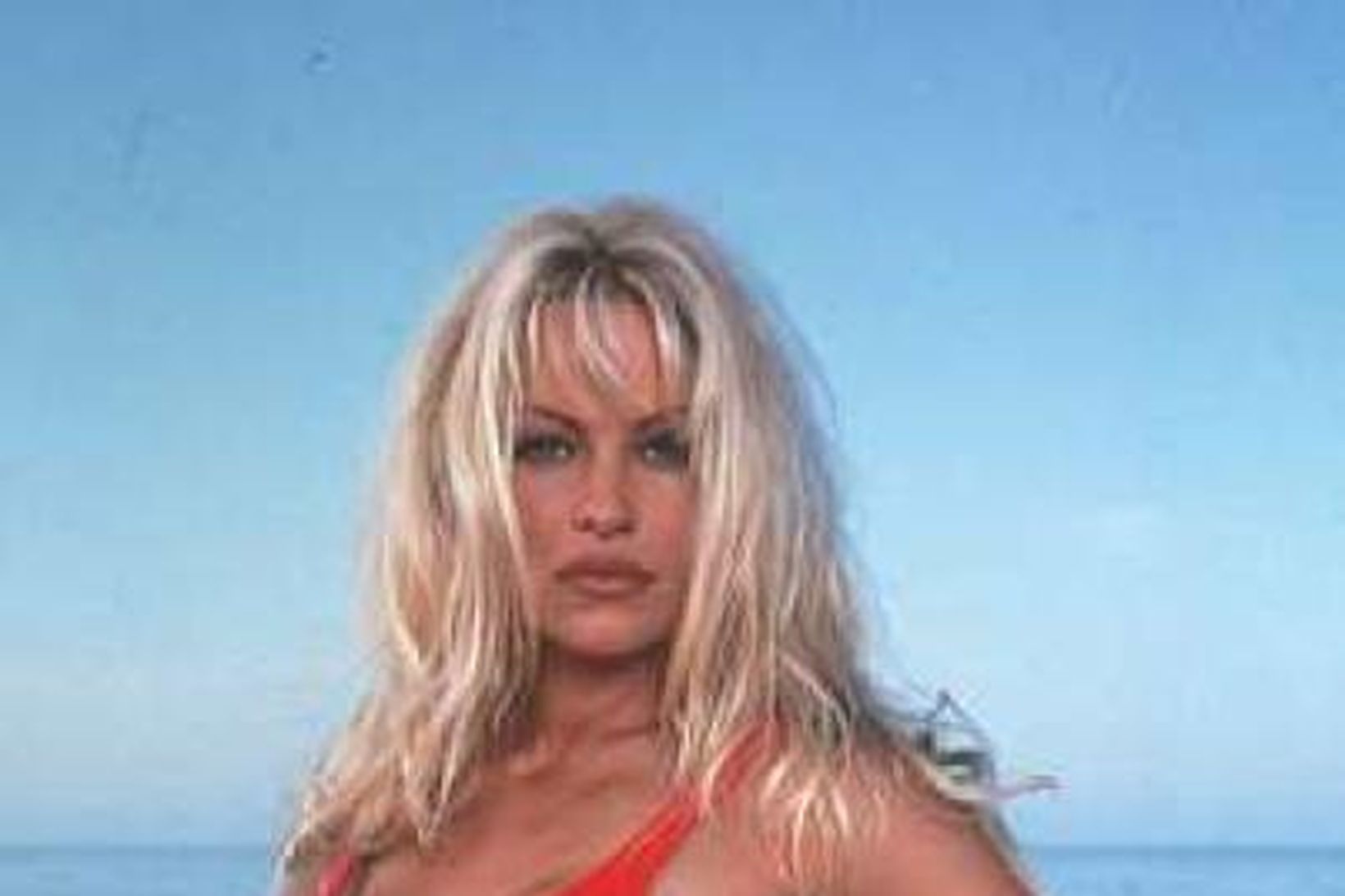 Pamela Anderson í sundbolnum góða.