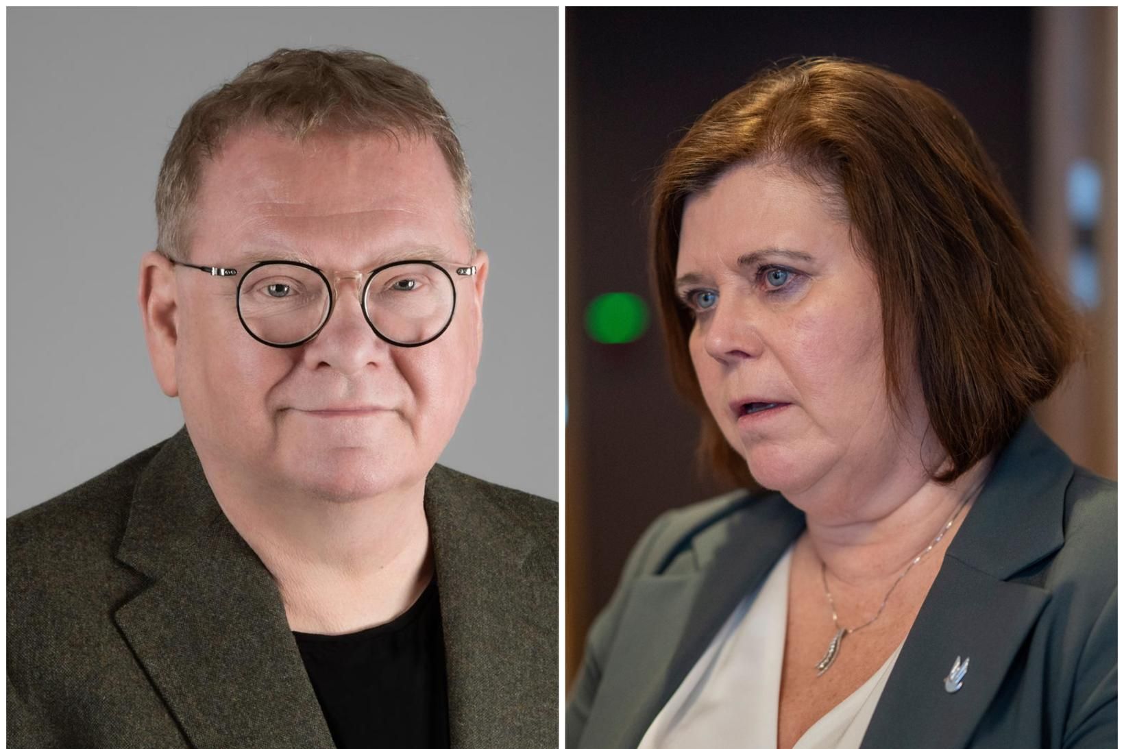 Heimir Már Pétursson og Ásthildur Lóa Þórsdóttir. Heimir reiknar með …