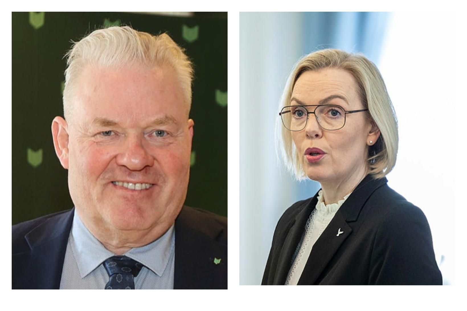 Sigurður Ingi og Guðrún Hafsteinsdóttir.