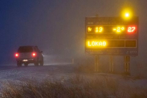 Most roads remain closed.