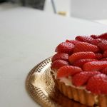 Guðdómlegt jarðarberjatart úr smiðju Gulla Arnars 