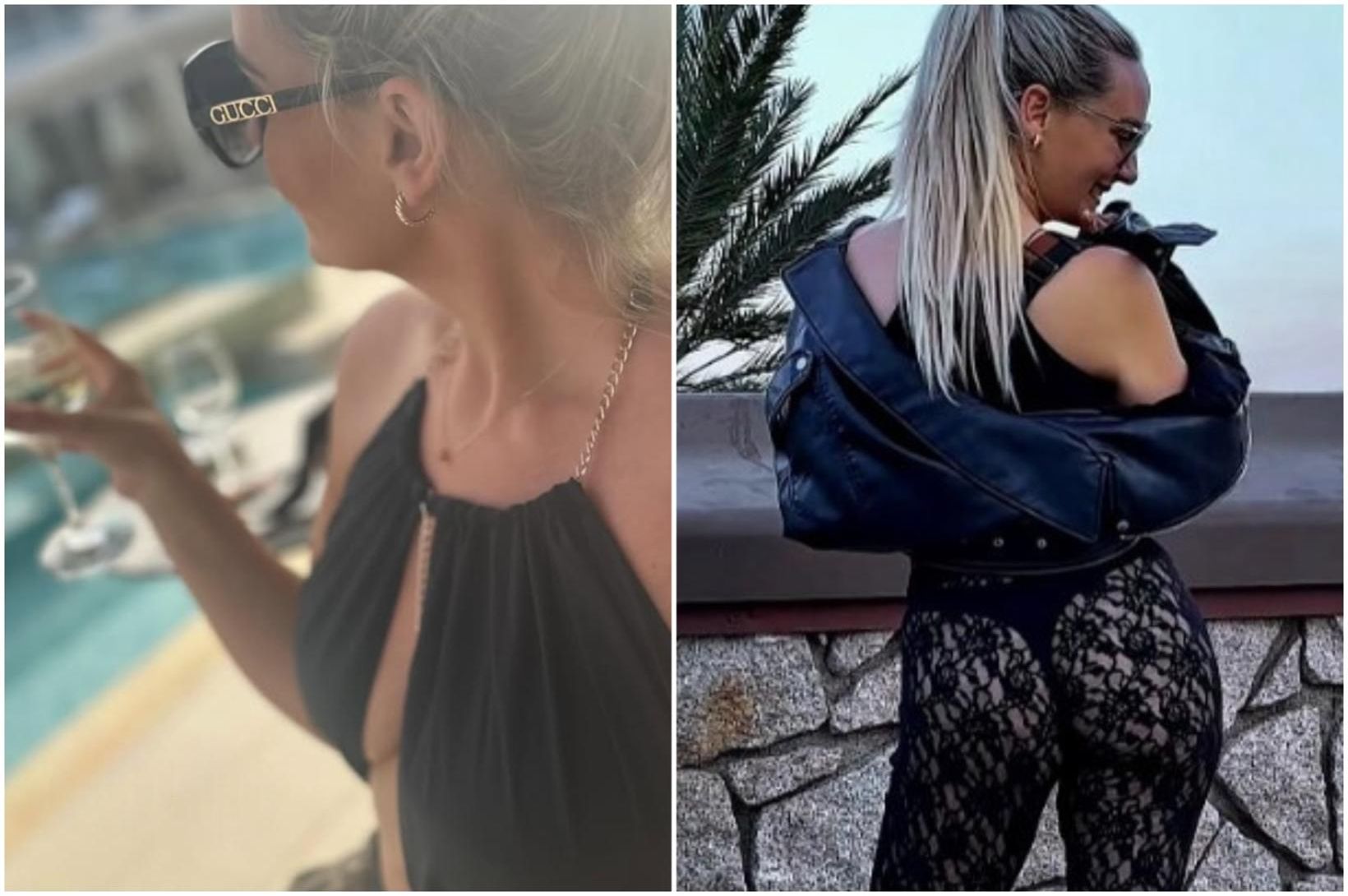 Gerður í Blush sleikir sólina í Barselóna