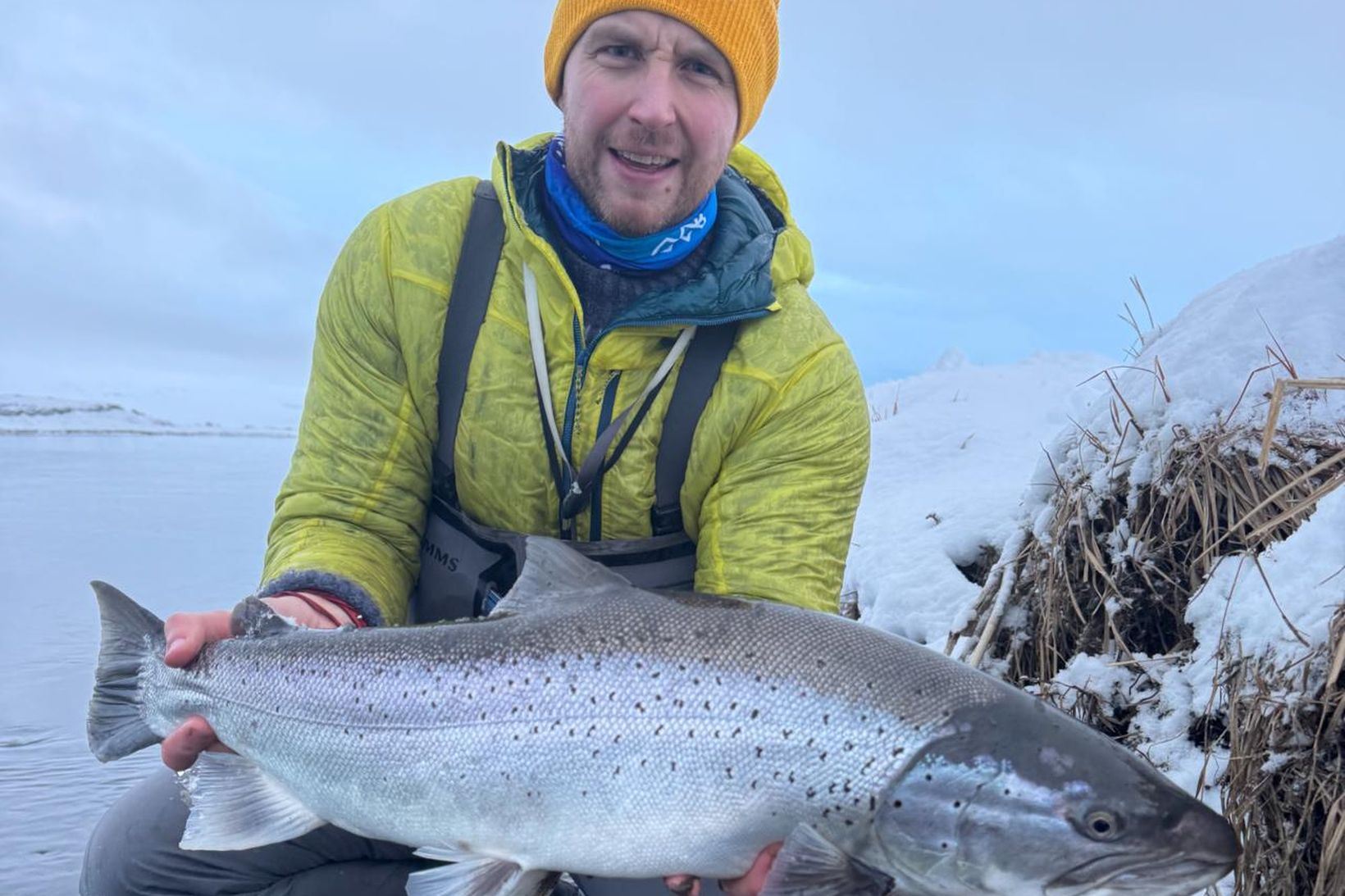 Ólafur Garðarsson með fallegan vorbirting úr Húseyjarkvísl. Það er magnað …