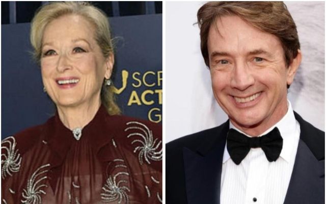 Meryl Streep og Martin Short.